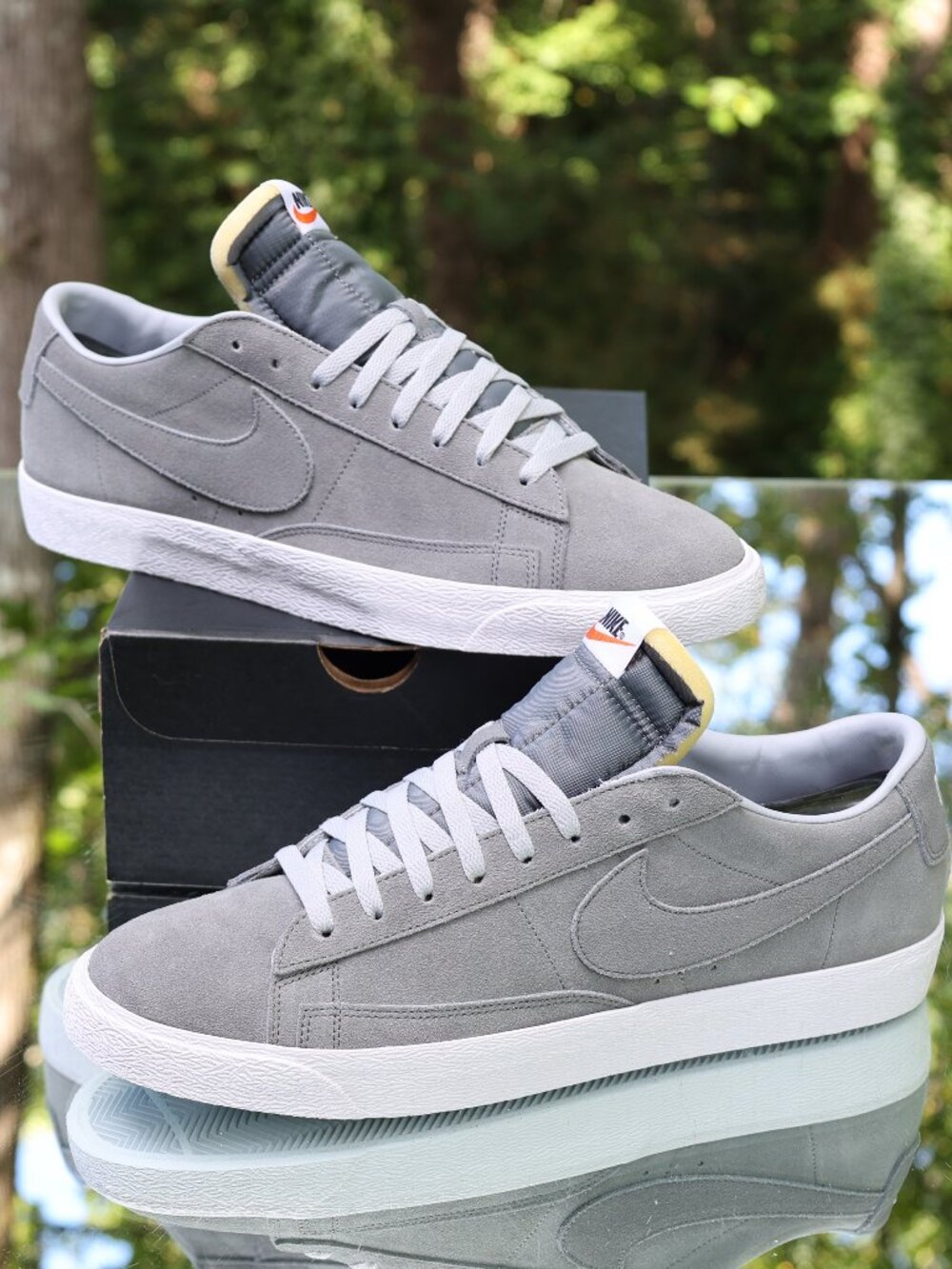 Nike iD Blazer Low Grey Suede 2019